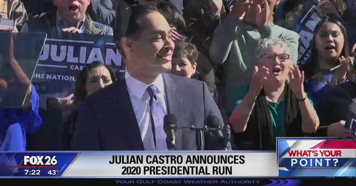 Julian Castro announces presidential bid - What's Your Point? | FOX 26 ...