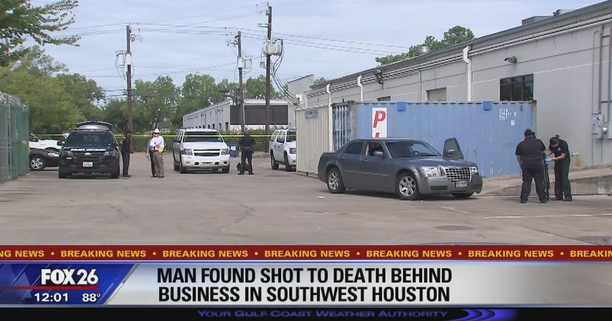 Man found shot to death behind business in southwest Houston | FOX 26 ...