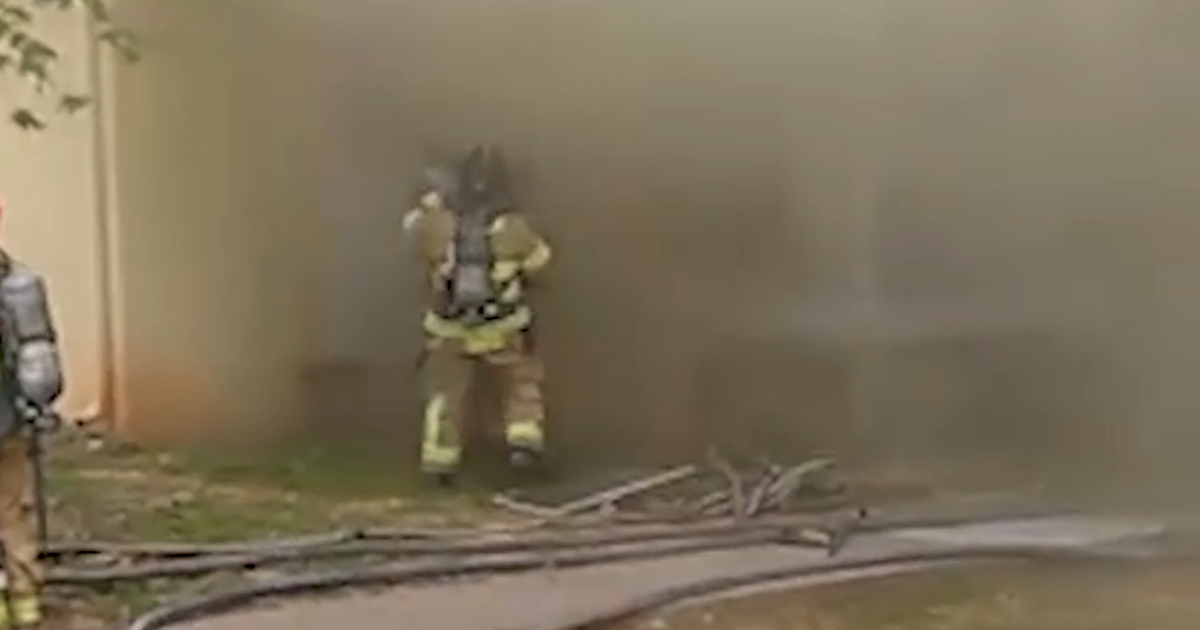 DeKalb firefighter catches baby from burning building | FOX 26 Houston