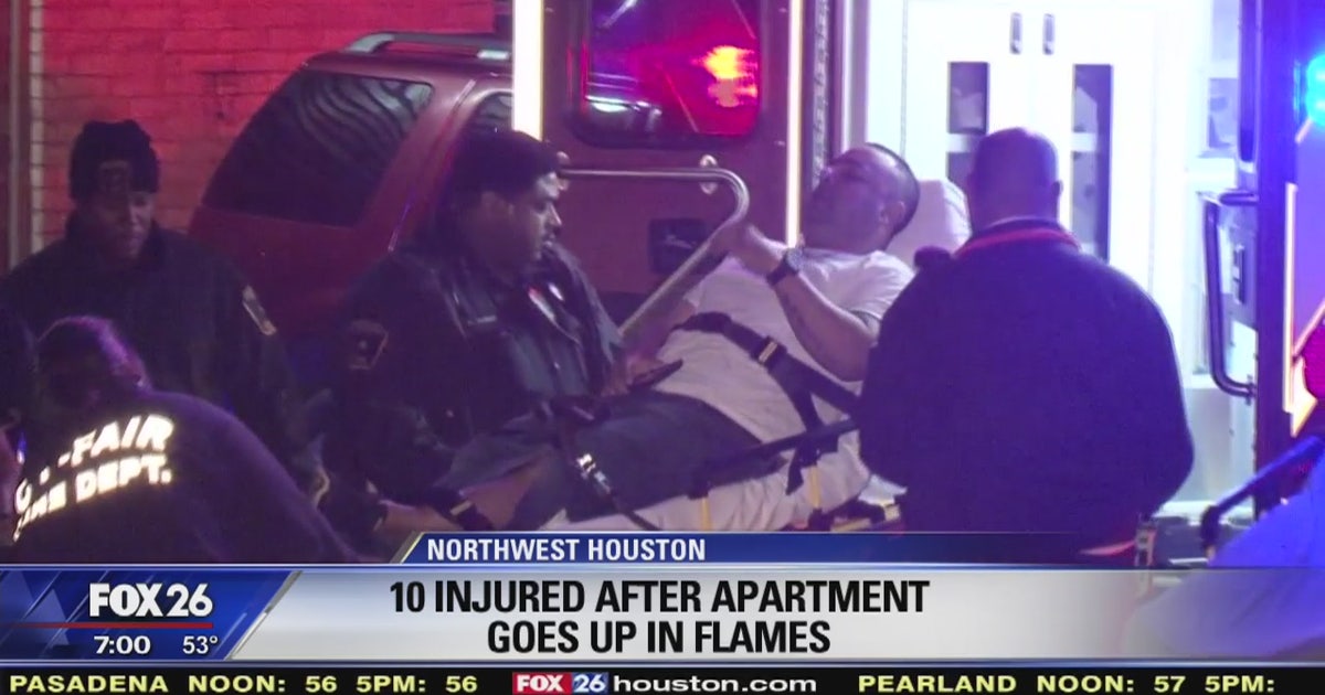 10 injured after jumping from burning apartments | FOX 26 Houston
