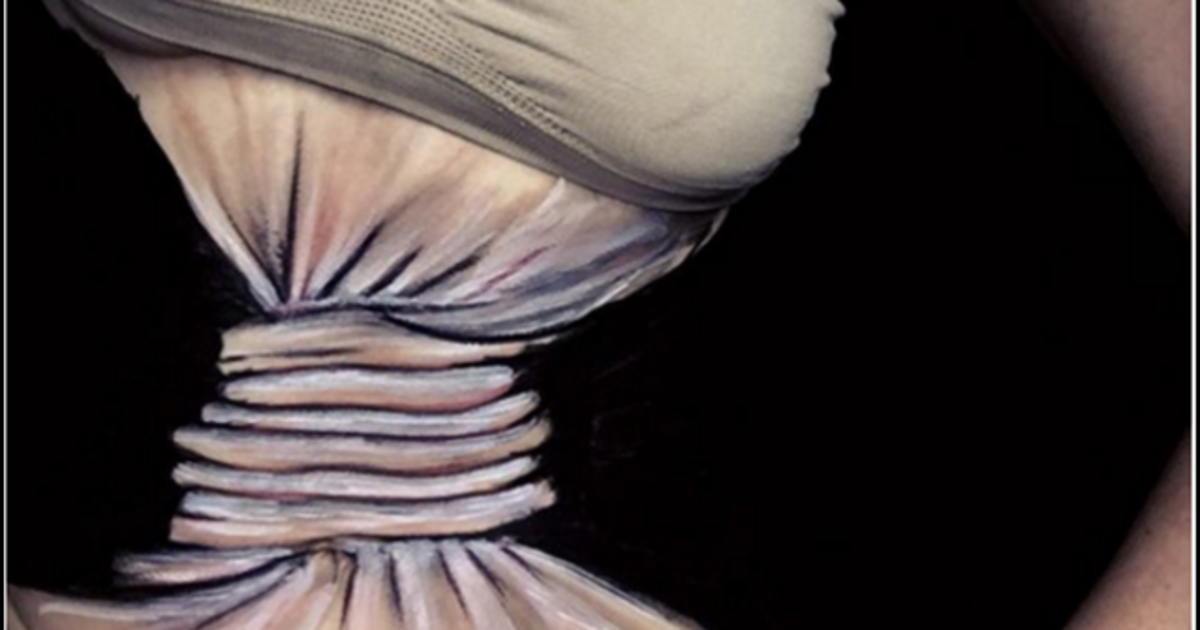 Artist creates striking body art about body image | FOX 26 Houston