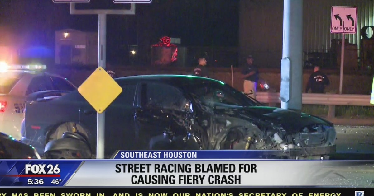 Street racing blamed for causing fiery crash in SW Houston | FOX 26 Houston