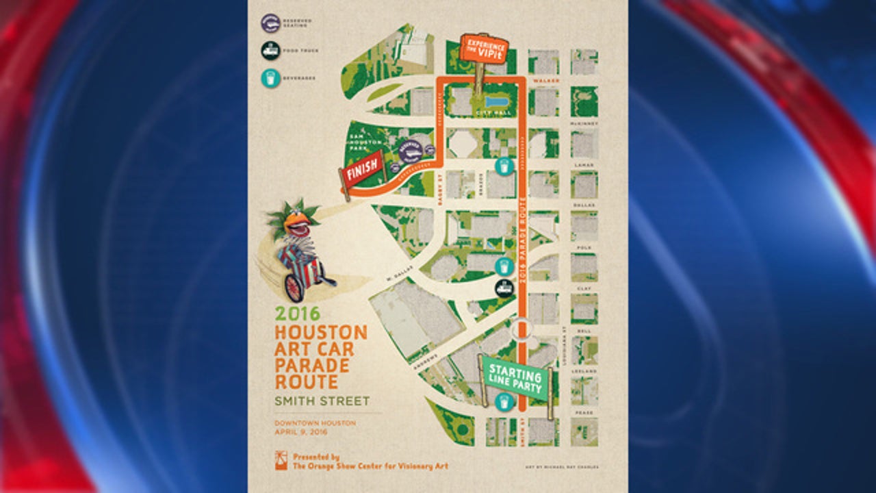 Route change for annual Houston Art Car Parade