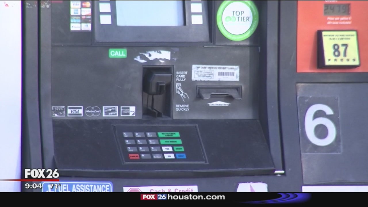35 percent of all credit card skimming at gas pumps happens in Texas