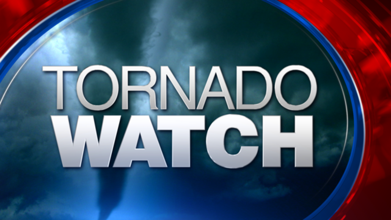 Tornado watch for nine southeast Texas counties until 11 a.m. Dec. 27