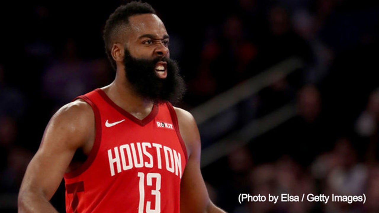 Harden Scores Career-best 61 Points, Rockets Edge Knicks 114-110