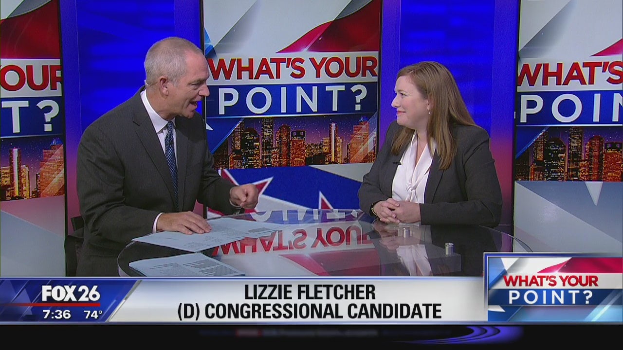 Congressional District 7 candidate Lizzie Fletcher in the hot seat