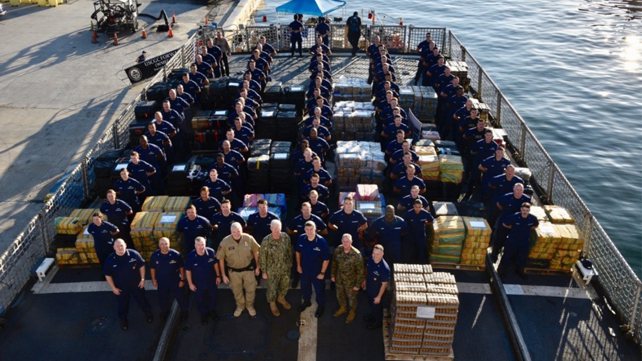 US Coast Guard seizes 35,000 pounds of cocaine in Pacific