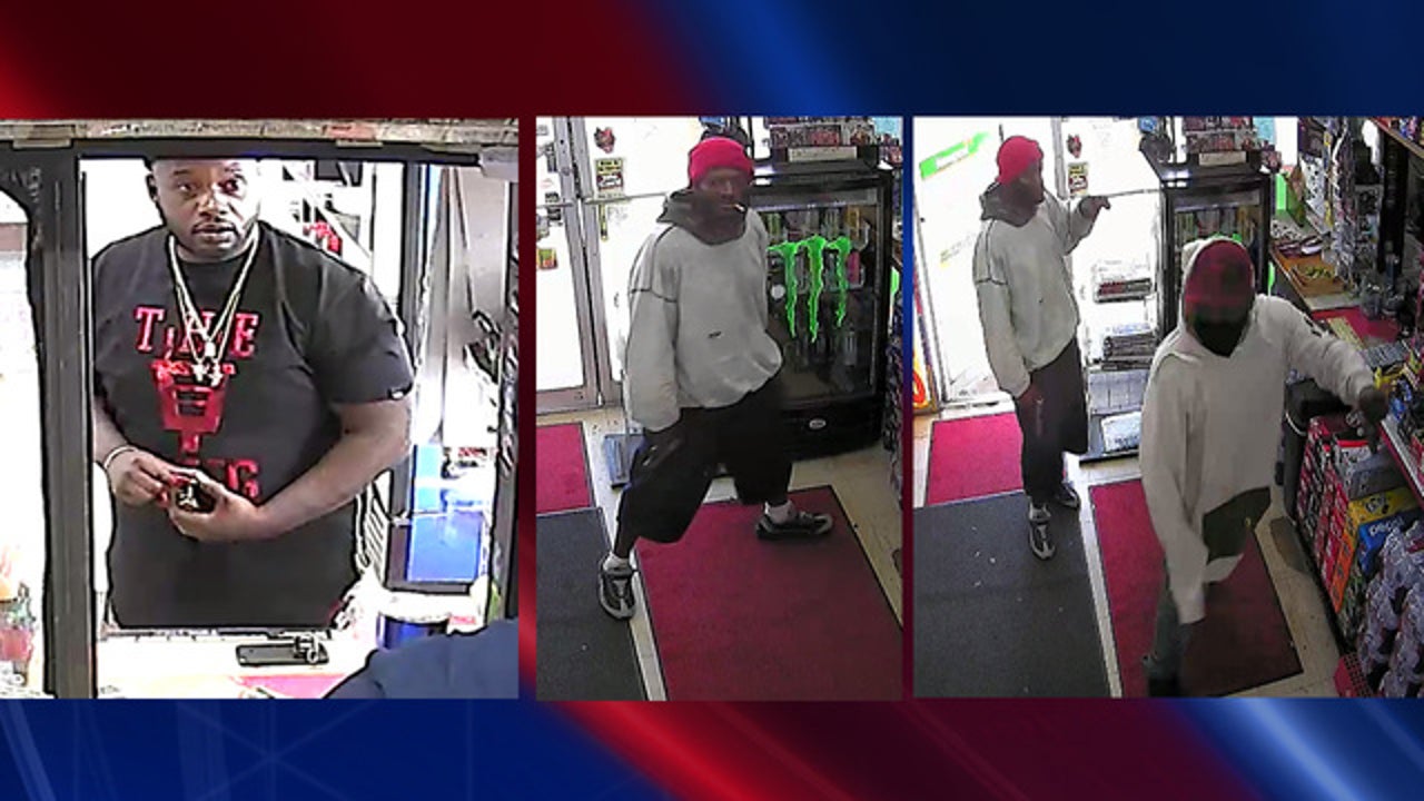 Police Searching For Suspects Accused Of Shooting Store Clerk During Robbery 