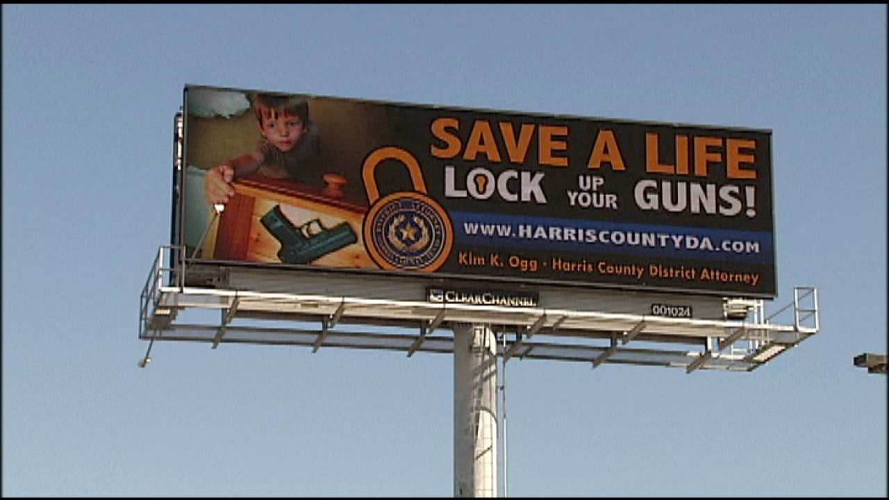 Big reminder for parents to properly store guns away from kids