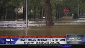 Huffman hit with flooding day after Imelda remnants swept through Houston-area