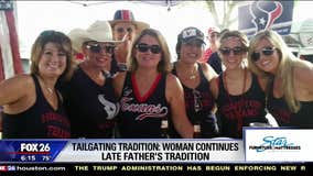 Houston Texans' tailgating with a purpose