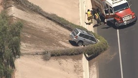 Vehicle comes off on-ramp, lands on I-17 southbound