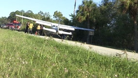 Plane makes emergency landing on road