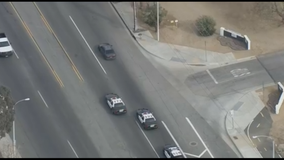 Slow-speed pursuit ends in Palmdale