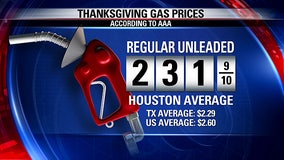 Fair weather, falling gasoline prices help Thanksgiving travelers