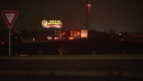 Barge strikes East Freeway bridge, causes miles of traffic backup