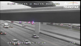 One dead in crash on the North Freeway near Beltway 8