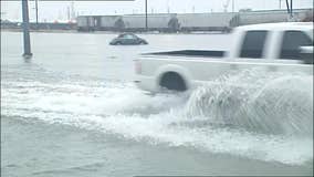 Tropical Depression Imelda floods streets in Galveston