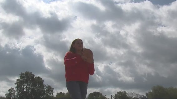 Alvin HS senior Jodie Aguirre is tearing it up on the diamond and in the classroom