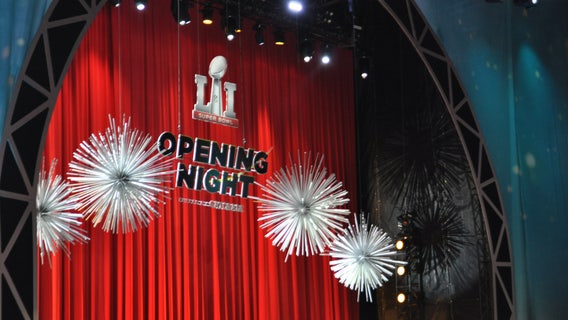 PHOTOS: Falcons face the media in advance of Super Bowl