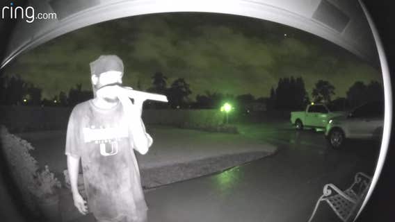 Another doorbell licker was caught on camera, this time in Florida
