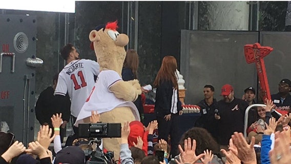 Atlanta Braves unveil new mascot named Blooper