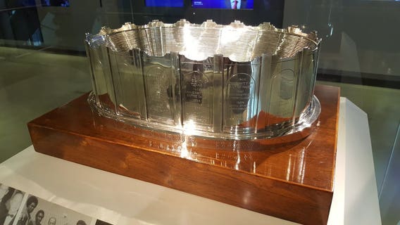 Catching football fever at the College Football Hall of Fame