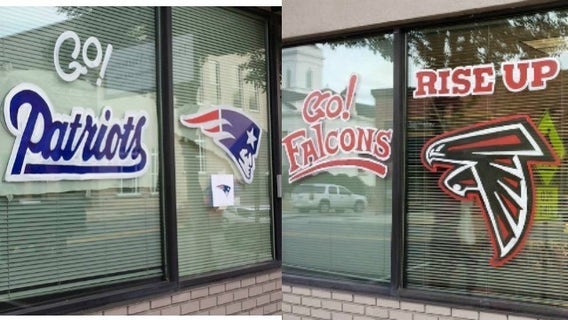 Carrollton law firm divided between Falcons and Patriots