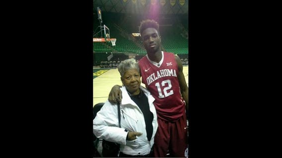 OU's Khadeem Lattin headed to Houston for Final Four, grandmother
