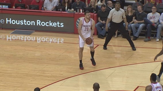 Rockets match offer sheet for Motiejunas