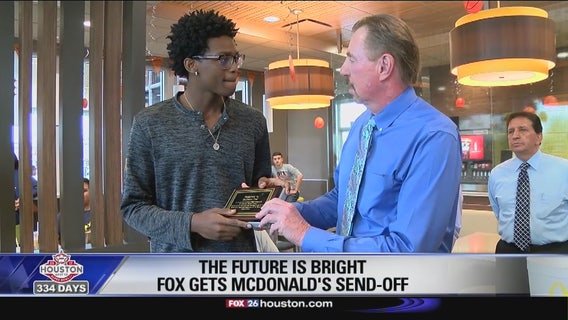 Cy Lakes' Fox gets McDonald's All-American send-off