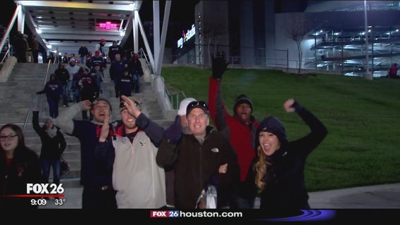 Fans thrilled for Texans playoff win