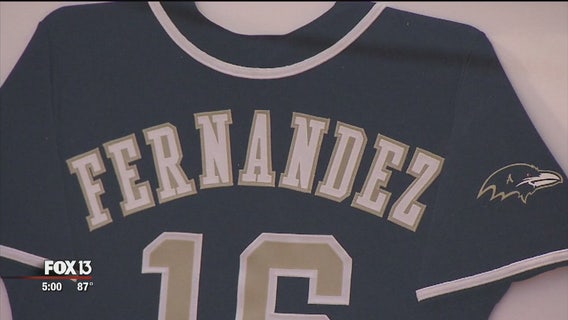 School: Fernandez's jersey stolen during vigil