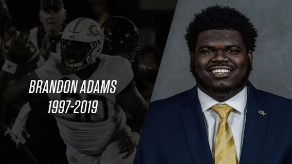 Georgia Tech football player Brandon Adams dead at 21