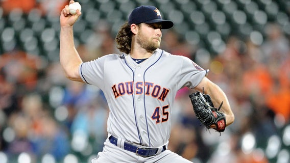 Cole tunes up for playoffs, helps Astros beat Orioles 2-1