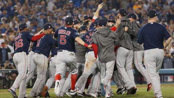 Red Sox beat Dodgers 5-1 in Game 5 to win World Series title