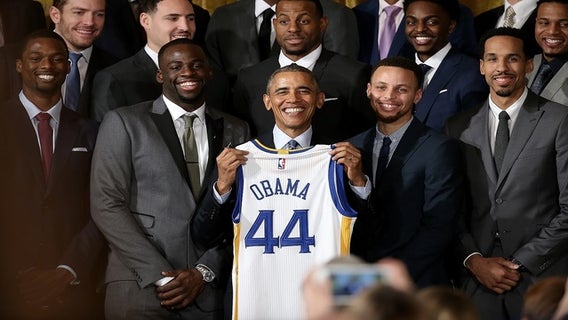 NBA champion Warriors snub Trump, meet with Obama during DC visit