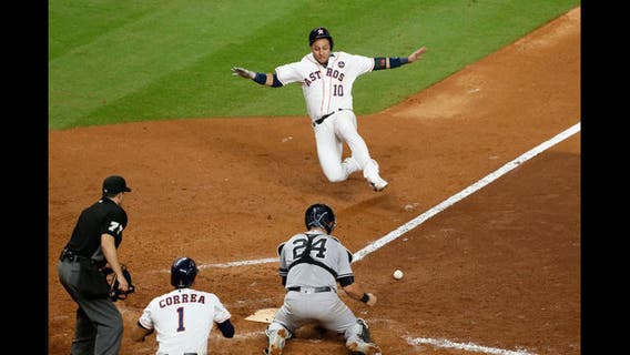 Houston Astros beat New York Yankees 7-1, tie up ALCS 3-3