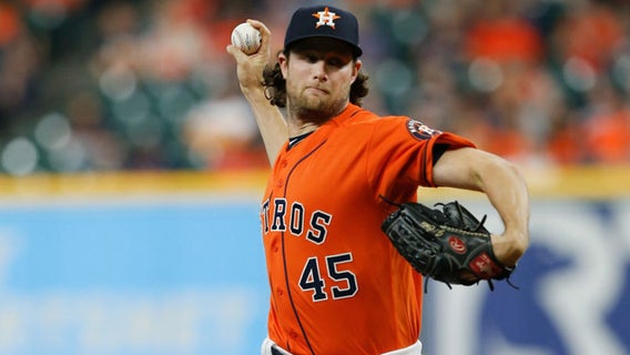 Gerrit Cole strikes out 14 batters as Astros beat Rangers 3-2