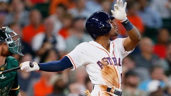 Two-run single helps Athletics rally past Astros 6-4