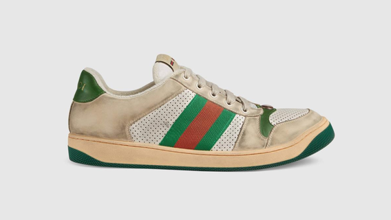 Gucci sells $870 sneakers that purposely look dirty