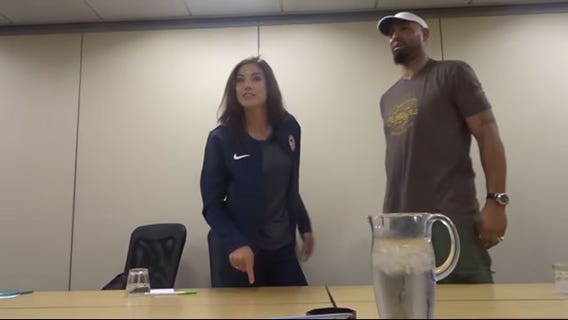 See Hope Solo's tearful, expletive-laden rant as she gets 6-month suspension