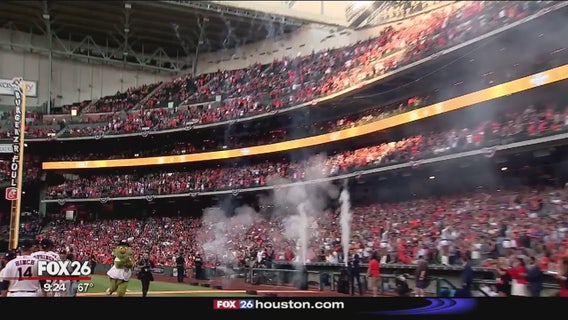 Sold out crowd for Astros Opening Day
