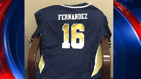 Jose Fernandez jersey returned to Alonso High School