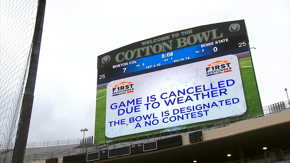 First Responder Bowl canceled due to weather in North Texas