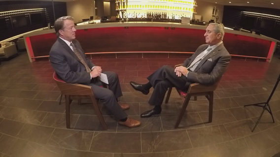 Arthur Blank sits down with FOX 5's Russ Spencer
