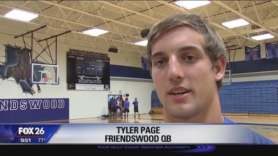 Greater Houston Honda Dealers Player of the Week - Tyler Page