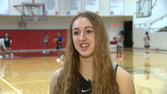 Arlington Martin girls basketball player hits game winning 60-foot shot