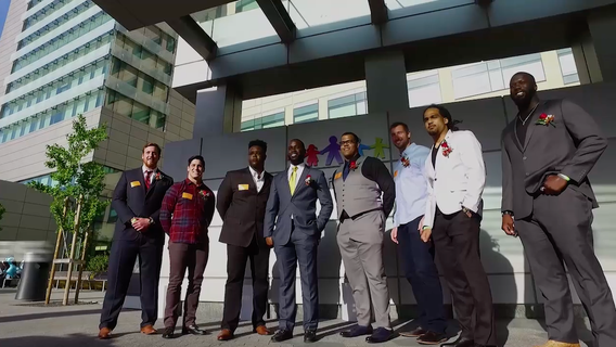 NFL team hosts prom for teenagers with serious medical conditions